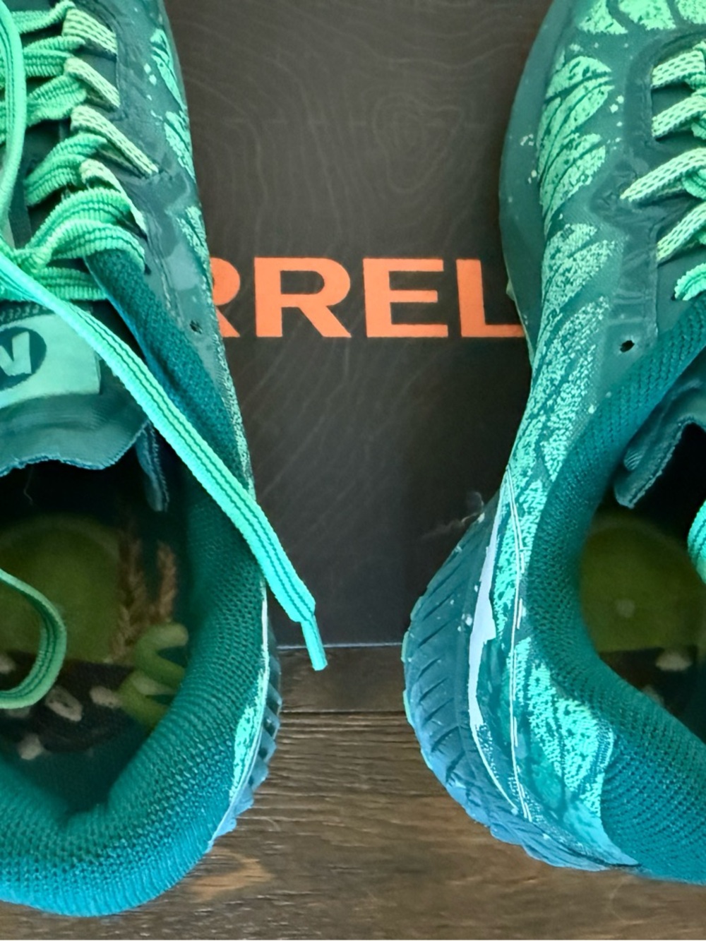 Merrell Teal Green Athletic Shoes